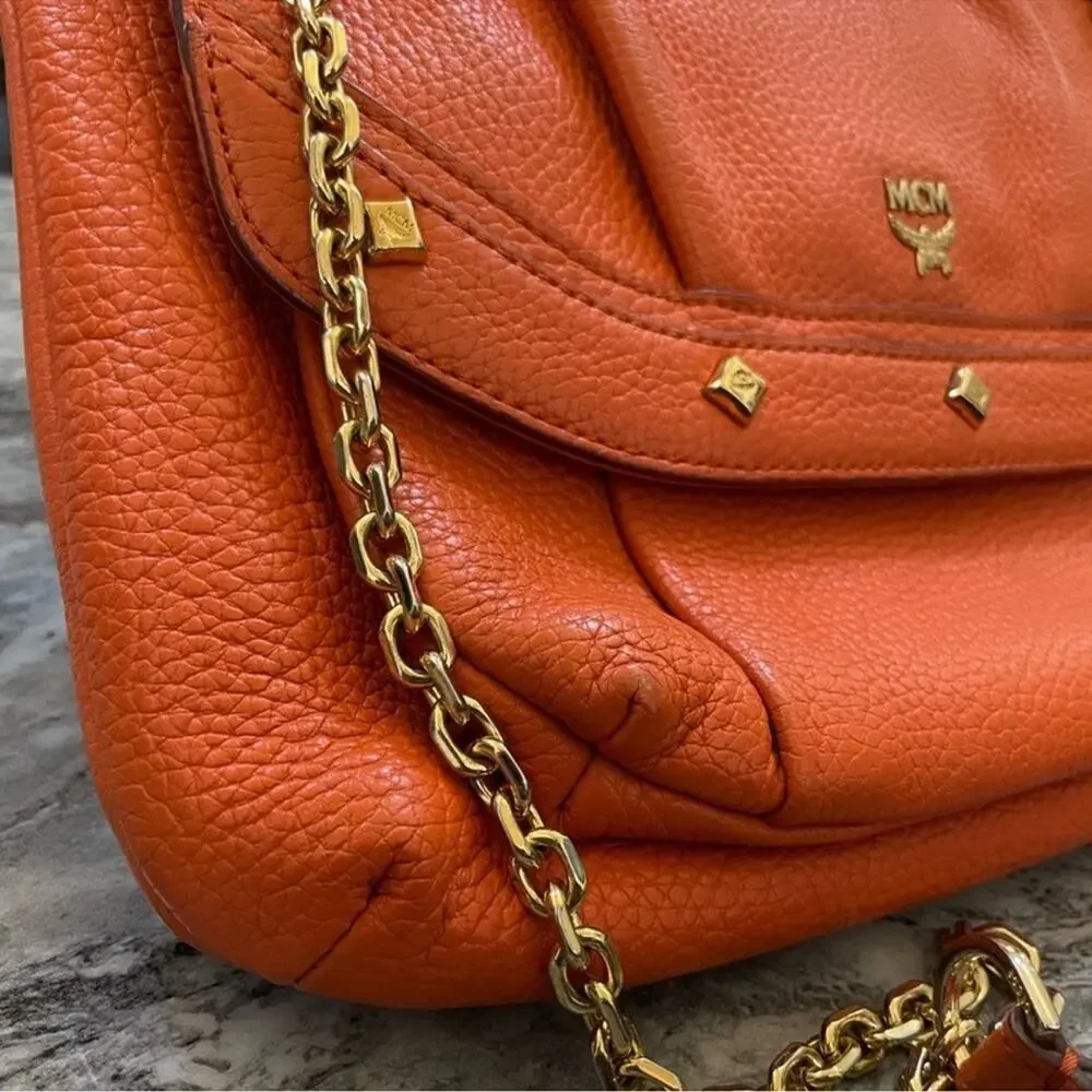 MCM chain shoulder or cross body bag EUC